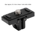 Camera Quick Adapter Base 1/4in Threaded Hole Portable Quick Release Mount Adapter Base Magnetic Foldable with Soft Silicone Gasket for Daily Use. 