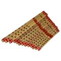 Nabi & Sons Indian Bamboo Flutes Set of 15 pcs  Flutes Key G to A Fined Tuned High Quality Bamboo Whistle e Set 6 Hole Set 15 Flute. 
