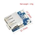 Power Bank module USB Step up converter or Boost converter module 3.7v to 5v 1A module Bi-directional 18650 battery charger module. 