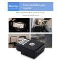 GPS Tracker 16PIN OBD 2 Plug Play Car GSM Tracking Device GPS Locator OBDII with Online Software IOS Andriod APP. 