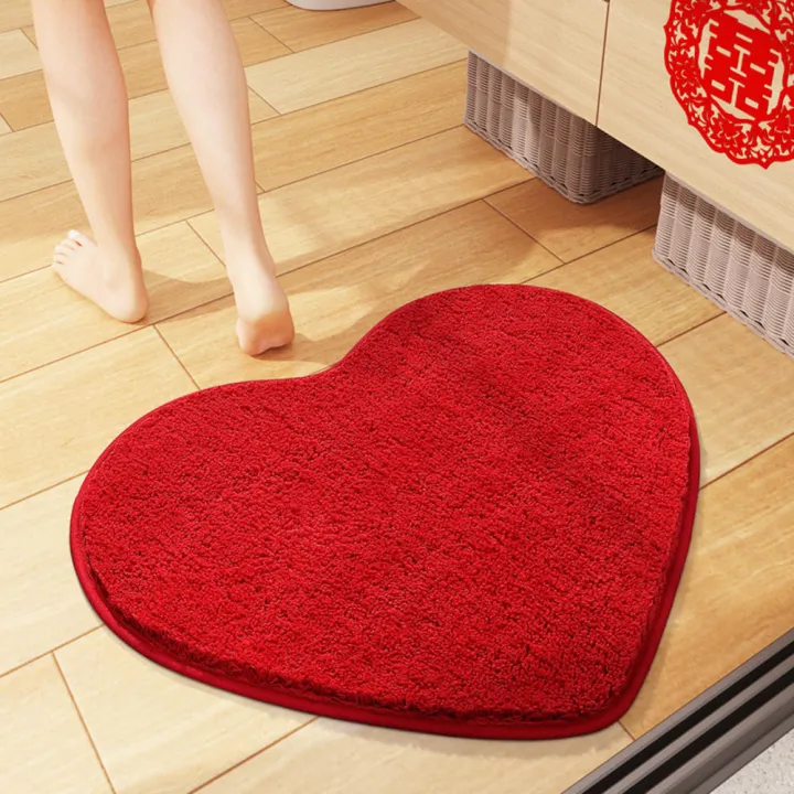 Love%20Heart%20Mat%20Shaped%20Mat%20Non-Slip%20Mat%20Soft%20Push%20Floor%20Mat%20Bathroom%20Floor%20Rug%20Living%20Room%20Mats%20Faux%20Carpet%20-%20Image%204