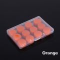 6 Pairs Reusable Hearing Protect Sleeping Snoring Insulation Anti-noise Ear Plugs Soft Silicone Earplugs Noise Reduction Waterproof Earbud. 