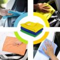 SET OF 2PCS, MICRO FIBER TOWEL 30CM x 30CM FOR KITCHEN AND HOUSEHOLD CLEAN. 