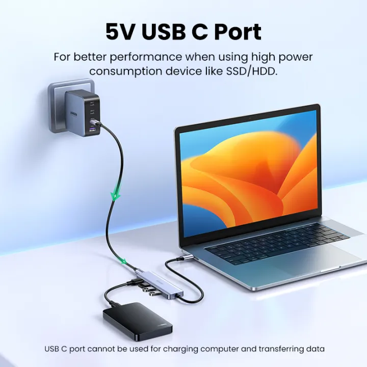 UGREEN%204-in-1%20USB%20C%20Hub,%20USB-C%20to%203xUSB%203.0%20Adapter%20with%20Power%20Delivery%20Port,%20Slim%20Multi-Port%20Adapter%20Compatible%20with%20MacBook%20Pro/M1/M2,%20Samsung%20Galaxy%20S25/S24,%20Dell%20XPS,%20Chromebook,%20iMac,%20Daraz%20Free%20Delivery%20-%20Image%205