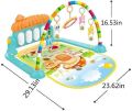 Newborn Baby Play Gym Piano Fitness Rack Mat 5 in One. 