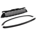 Front Hood Grille Heat Dissipation Weatherproof ABS+PP Front Bumper Grill UV Protection /Set for R55 R56 R57 R58 R59 S JCW. 