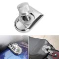 NXFDSIOZ 2X Chrome Billet Aluminum Seat Bolt Screw Cap. 