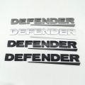 GLOSSY BLACK ABS Plastic 3D Lettering Rear Emblem Badge For Land Rover Defender 90 / 110 / 130. 