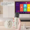 Karaoke Wireless Microphone Bluetooth Speaker Portable RGB Colorful Lights HIFI Outdoor Surround Subwoofer Home Party Kids Gift. 