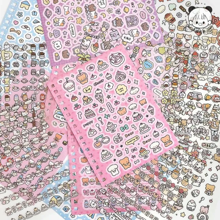 Telado%20Sticker%20Book%20Cute%20Cartoon%20Material%20Notebook%20s%20Sticker%20for%20Kids%20Notebook%20Guka%20Decorative%20Small%20Models%20-%20Image%203