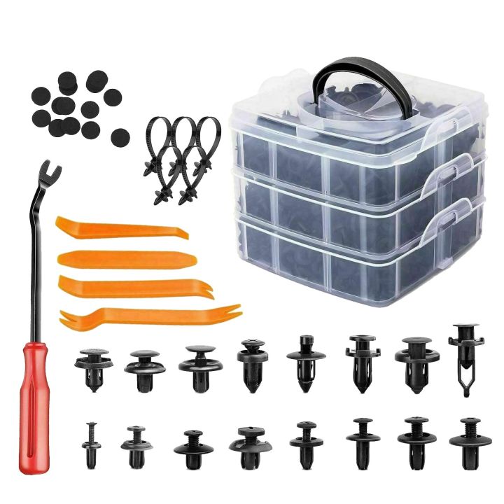 Auto Bumper Retainer Clips Car Plastic Rivets Fasteners Push Retainer Clips Kit