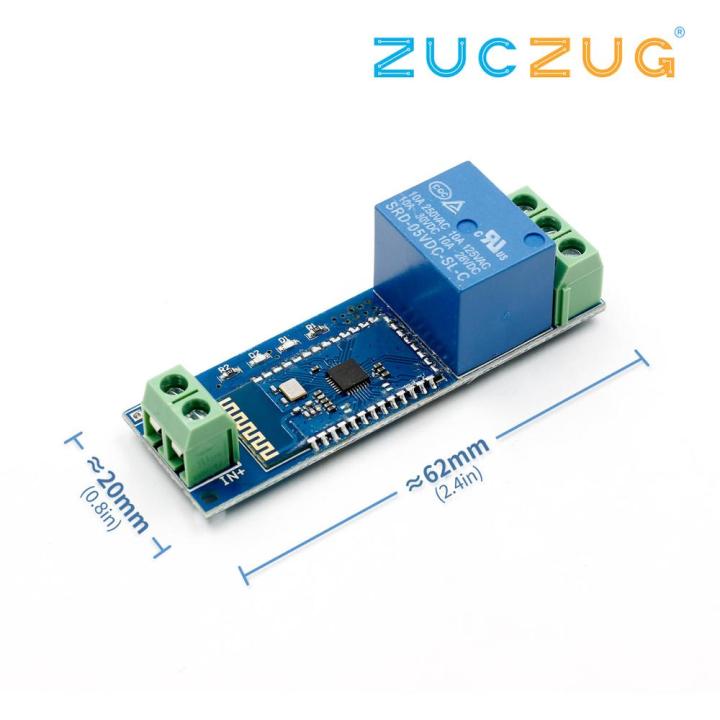 【InnovateWorld】Smart Bluetooth Relay Module Remote Control Switch 5V/12V IOT Wireless Module Mobile Phone Bluetooth Remote Control Switch