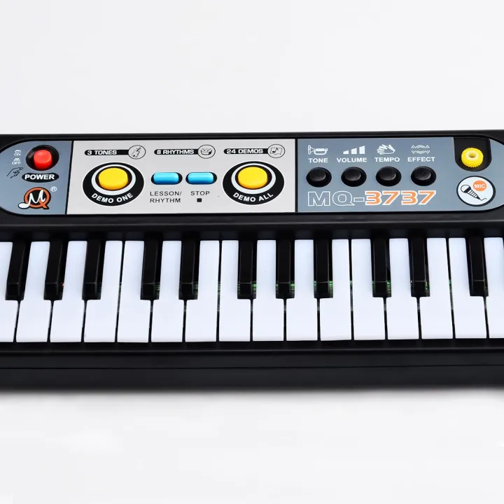 37%20Key%20Small%20Electronic%20Keyboard%20Piano%20Musical%20Toy%20Mic%20Records%20for%20Children%203737%20-%20Black%20-%20Image%207