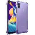 Transparent Luxury Drop Proof Case Clear TPU Back Cover For Samsung Galaxy M11. 