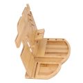 Bamboo Wood Wireless Charging Dock Simple Phone Charging Station Home. 