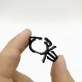 50x Car Wiring Harness Fastener Route Fixed Retainer Clip Corrugated Pipe Tie Wrap Cable Clamp Oil Pipe Beam Line Hose Bracket. 