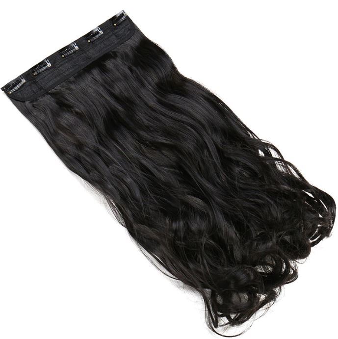 5%20Clip%20in%20Curly%20Black%20Hair%20Extension%20-%20Image%203