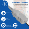 LKPCIGCXM 10Pcs 110 Test Rj11 Voice Connector Mdf Check Phone Voice For Krone Module Patch Panel. 