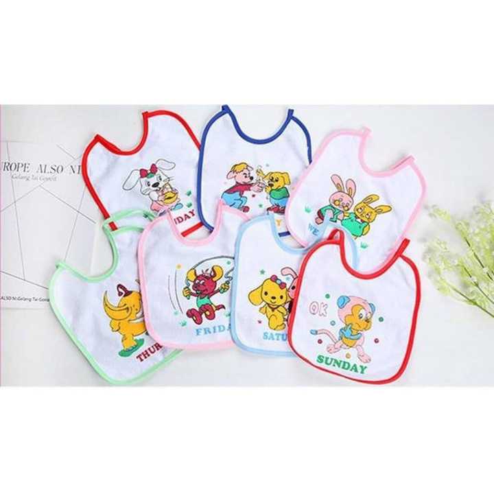 Newborn%20Baby%20%20Animals%207%20Days%20of%20The%20Week%20Baby%20Bibs%20(Pack%20of%207)%20(One%20Size)%20(As%20Shown)%20-%20Image%202
