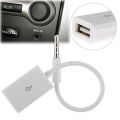 3.5mm Male Aux Audio Plug Jack To Usb 2.0 Female Converter Cable Cord For Car Mp3 Speaker U Disk Usb Flash Drive Accessories. 