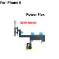 Power Button On Off Flex Cable For iPhone 6 6G Volume Switch Connector Ribbon Part. 
