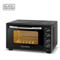 BLACK+DECKER Toaster Oven, Double Glass - 55L TRO55RDG-B5. 