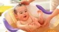 baby adjustable shower net bath. 