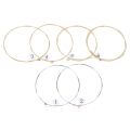 6Pcs/Set Universal Acoustic Guitar String Brass Hexagonal Steel Core Strings For Musical Instruments Guitars Strings Guitar Part. 