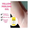 Underarm Strong Yellow Peeling Oil Extra Strength for Dark Body Skin,Hyaluronate Exfoliating for All Skin Type. 