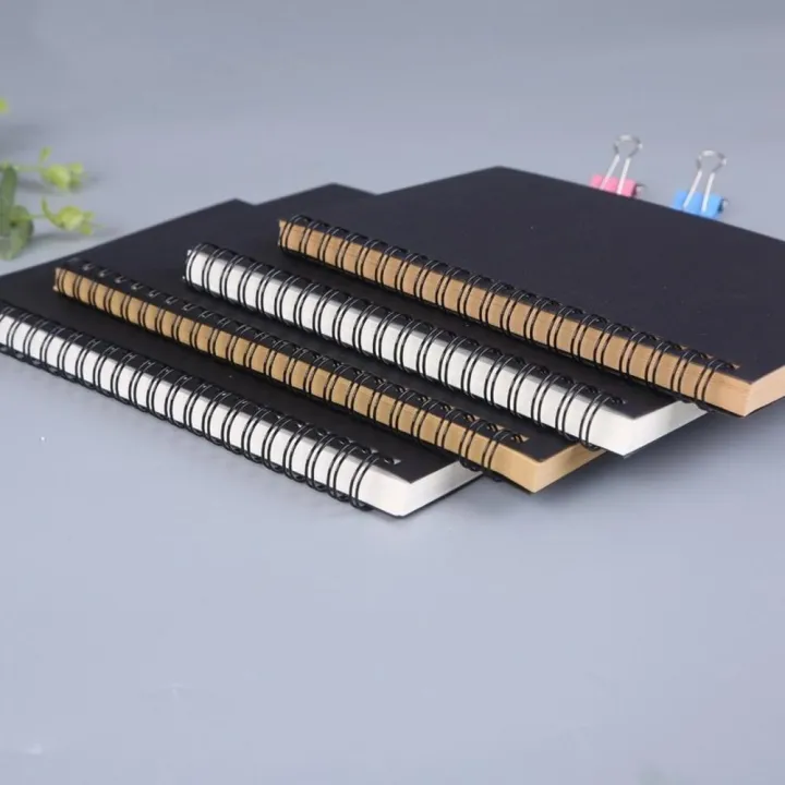 A5%20size%20Spiral%20coil%20sketchbook%20Recyclable%20B6%20size%20Coil-bound%20Kraft%20paper%20notebook%20Retro%20Kraft%20paper%20Sketch%20painting%20diary%20for%20Artists%20Students%20Drawing%20-taking%20Scrapbooking%20-%20Image%202