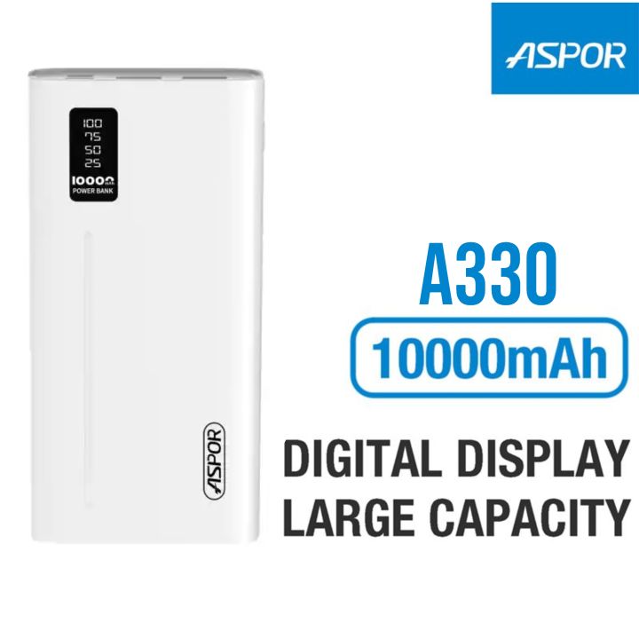 ASPOR A330 / A323 Power Bank With LED Digital Display Original