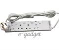 13A Trailing Socket with Neon Extension Cord Wire Code 3m with 5Years Warranty. 