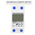 Electricity Power Energy Meter 1 Phase 2 Wire Energy Meter Energy Watt Meter Analyzer Electricity Monitor. 