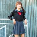 Suit jk Sailor Suit Genuine Basic Style College Style Two Uniform Japanese Orthodox Gray Full Set Uniform Dress. 