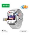 4GB Ram 64GB Rom Modio 4G Ultra Smart Watch 2.2 inch Display 3 Pairs strap 4G Call Compass Wifi GPS Series 8 Ultra Sim Card Ultra Smartwatch ST12. 