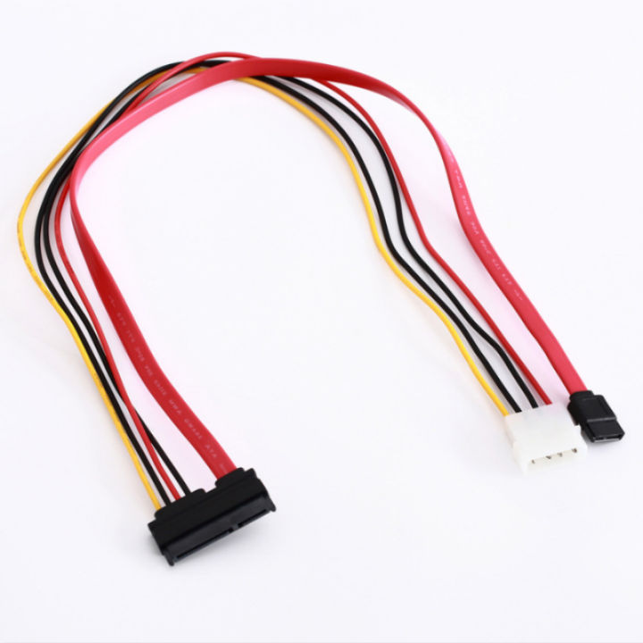 30cm/50cm%20Sata%20Combo%2015%20Pin%20Power%20And%207%20Pin%20Data%20Cable%204%20Pin%20Molex%20To%20Serial%20Ata%20Lead%20Cable%20Connectors%20Computer%20Cables%20-%20Image%203