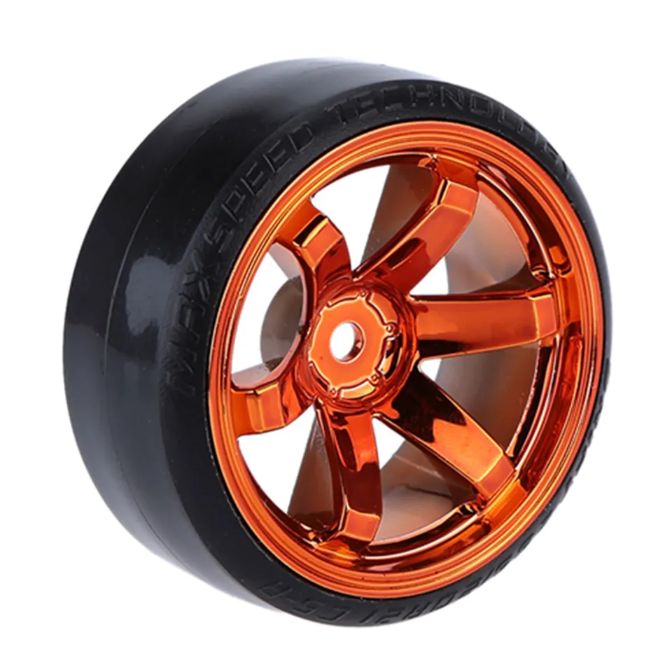 Ensemble de 4 Pcs Pneus de Voiture de Drift 1/10 Pneu Dur pour Traxxas HSP Tamiya HPI Kyosho Voiture de Drift sur Route Ensemble de 4 Pcs Pneus de Voiture de Drift 1/10 Pneu Dur pour Traxxas HSP Tamiya HPI Kyosho Voiture de Drift sur Route