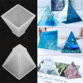 Transparent Epoxy resin mold Craft mold Triangle shape mold DIY 20mm-60mm size Pyramid mold for Jewelry making Crafting. 