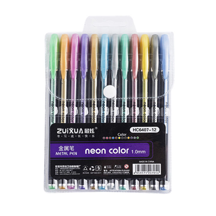 Colored%20Gel%20Pens%20Set%20Neon%20Color%20Pen%20Marker%201.0mm%20for%20Children%20Students%20Adults%20Writing%20Drawing%20Coloring%20Books%20Journaling%20Office%20School%20Stationery%20Supplies%20-%20Image%209