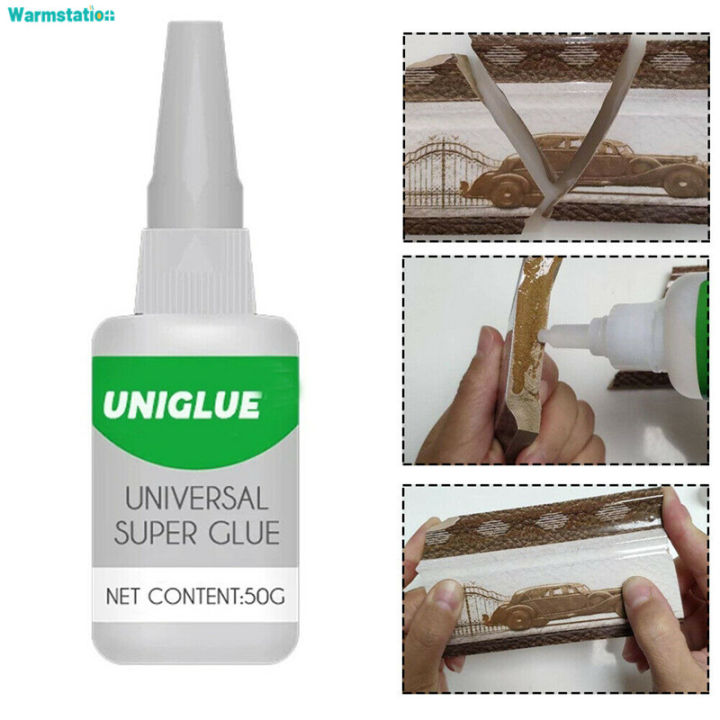 50g High Strength Oily Glue Super Waterproof Strong Glue for Plastic Wood Ceramics Metal Rubber Handicrafts Repair Kit