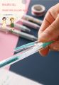 9 PCS Colored Gel Pens Set 0.5 mm Journaling Scrapbook Kawaii Ballpoint Pens Stationery Retractable Pen Office Accessories. 