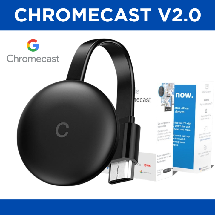 Google Chromecast G12 4K Wireless Display Dongle | AirPlay & Miracast | 5GHz WiFi