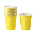 paper plates 10PCS 9 Oz 250ml Solid Thick Paper Cup Disposable Cup Wedding Birthday Party Holiday Disposable TablewareParty Tableware. 