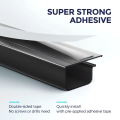 1PC 40cm/15.75inch J-shaped channel cable management system, flexible plastic wire tray, used for cable sorting and management. 