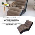 Inflatable Sofa Flocking Surface Blow Up Sofa Chair S Shaped for Office for Travel. 