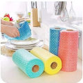 Kitchen Towel | Non Woven Kitchen Roll |  25×25 cm | No of Sheets : 30 | Kitchen Cleaning | Cleaning Item | Disposable Reusable Cleaning Towel Roll /Tissue paper - Multi-Uses Dish Cloths Washable Towel Roll 30Psc |  Nisaco Mall. 