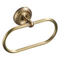 Brass Towel Ring Hand Rack Wall Mounted Bathroom Towel Rack White. 