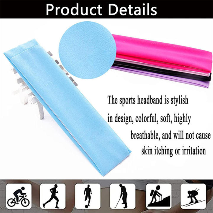 6%20pcs%20Fashion%20Sports%20Headband%20Women%20Running%20Fitness%20Yoga%20Elastic%20Hair%20Bands%20Absorbing%20Sweat%20Breathable%20Stretch%20Makeup%20Hair%20Accessories%20-%20Image%208