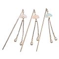 【User-friendly】 Elegant Creative Alloy Fan Shape Bun Hair Headgear Cheongsam Headwear Hair Accessory Women Hair Stick Chinese Style Hairpin.