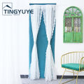 Exquisite Workmanship Window Treatment Wear-resistant Polyester White Lace Panel Sheer Curtain for Home. 